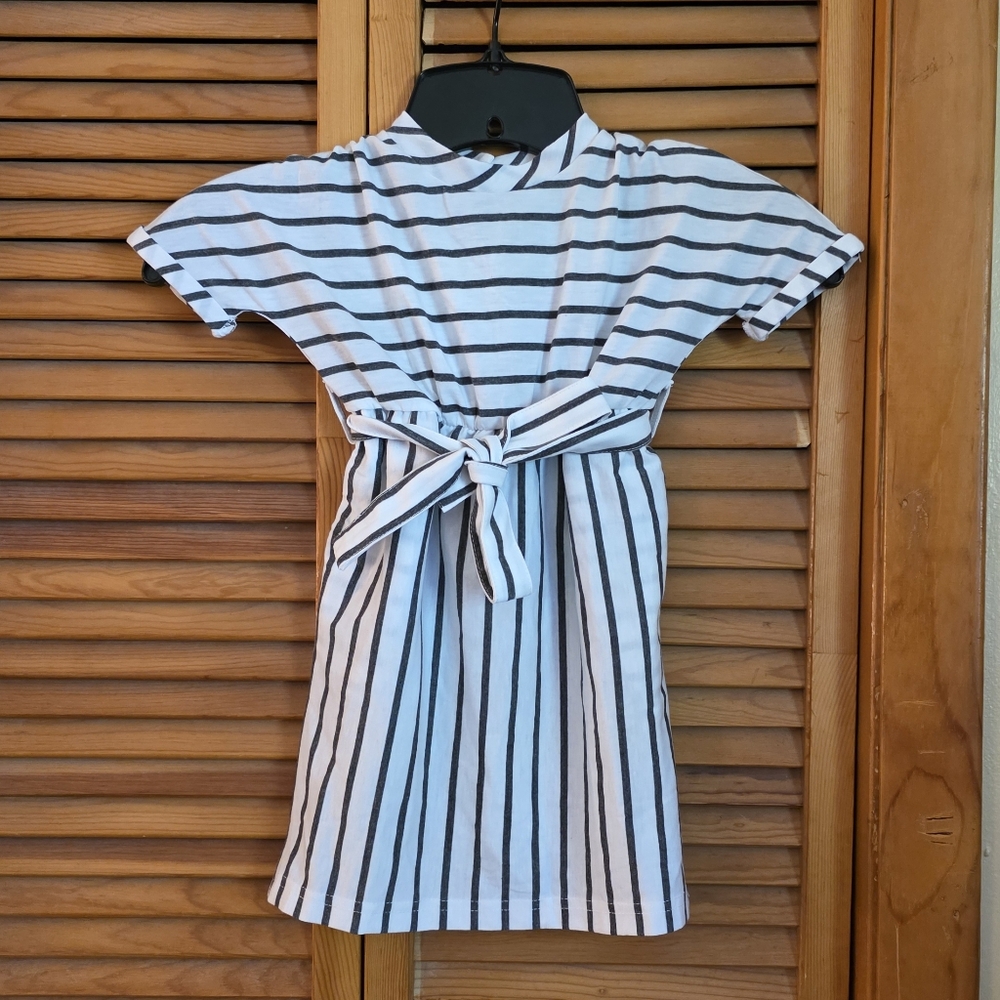 NWT Bailey's Blossoms Girls Striped Dress Size 18-24M